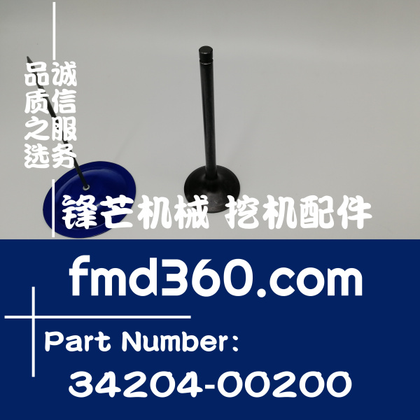 西藏进口挖机配件锋芒机械三菱D06FRC进气门34204-00200(图1)