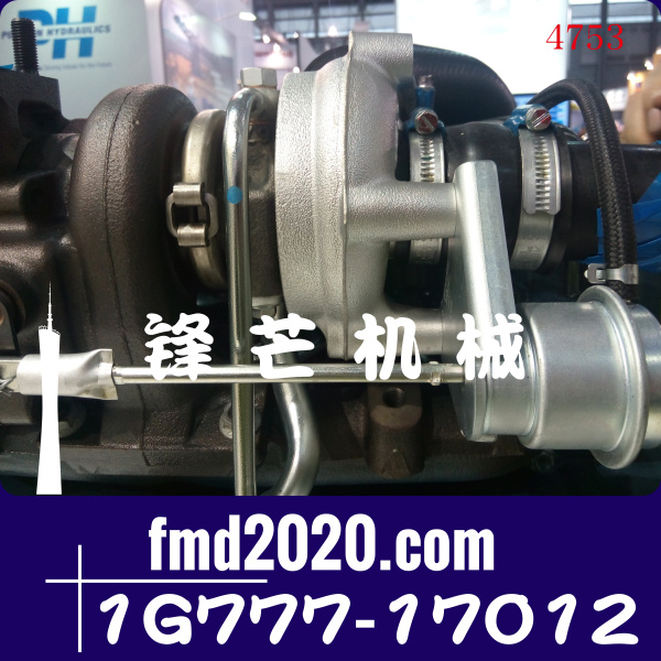 久保田发动机V3307DI-TE3B增压器49177-03190，1G777-17012(图1)