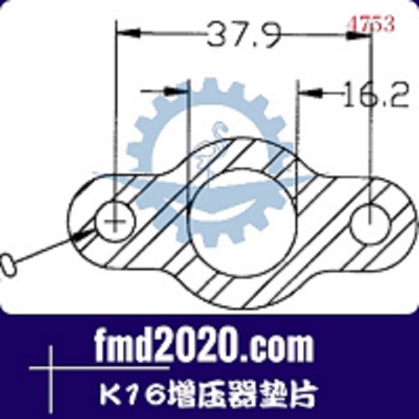 汽配配件锋芒机械供应3K增压器垫片K03，K04，K16增压器垫片(图1)