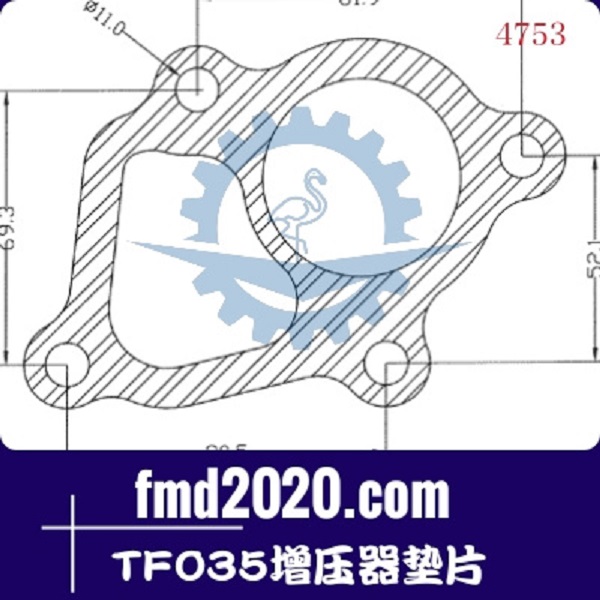 工程机械泵车配件锋芒机械供应TF035增压器垫片