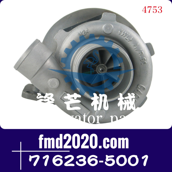 日立挖掘机配件EX200-2  EX200-3，6BD1T涡轮增压器716236-5001(图1)