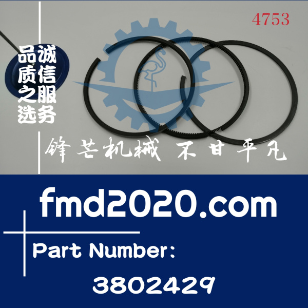 小松6D114发动机PC300-8活塞环6745-31-2010，6742-01-2791，4089(图1)