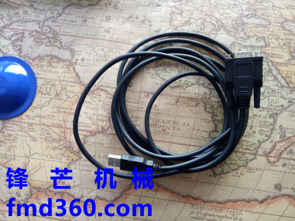 广州锋芒机械卡特检测仪线15针USB线挖掘机配件