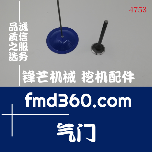 济南高品质挖掘机配件久保田D1005气门1G673-13110、1G673-13120(图1)