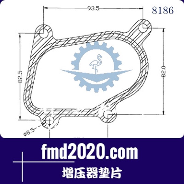 工程机械路面机械零件锋芒机械供应GT22增压器垫片(图1)