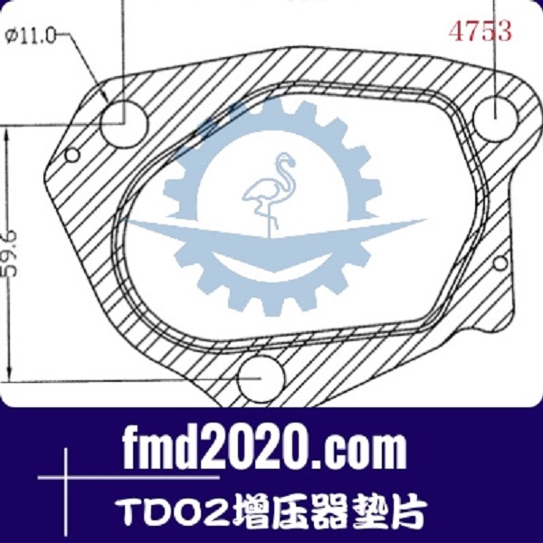 勾机配件筑路机械配件锋芒机械供应TDO2增压器垫片