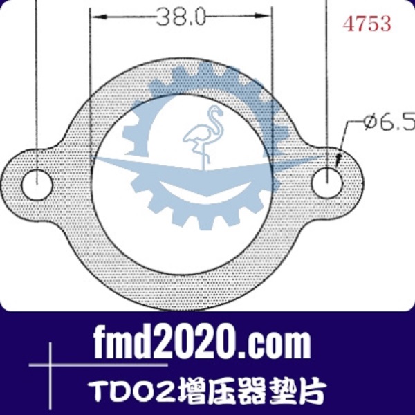 港口设备旋挖钻配件锋芒机械供应TDO2增压器垫片(图1)