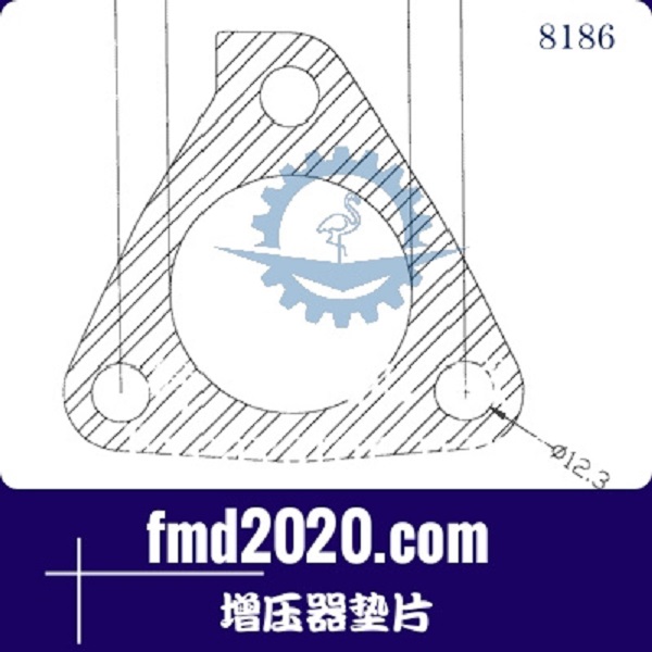 压路机零件锋芒机械供应GT17，TFO35，TDO4，TCO5增压器垫片(图1)