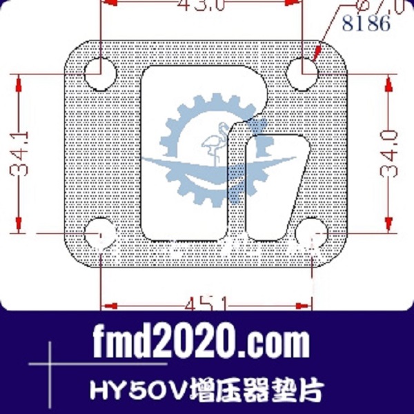 港口设备空压机配件锋芒机械供应HY50V增压器垫片