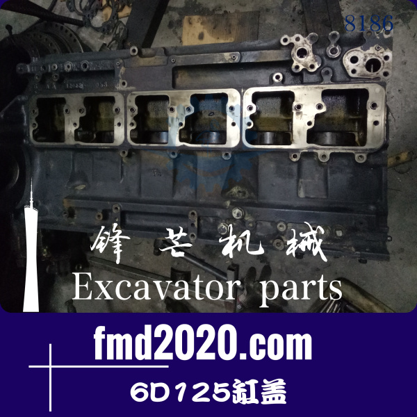 工程机械及小松挖掘机配件PC400-8，6D125缸盖(图1)
