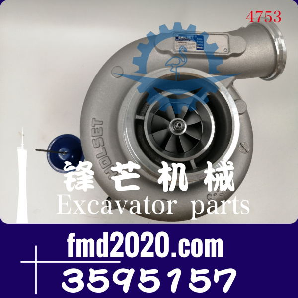 小松PC200-7，210-7，SAA6D107E-1增压器,6738-81-8091，3595157(图1)